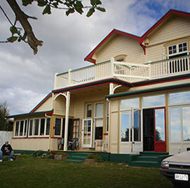 The Views from the balcony of the Whanganui Learning Centre are spectacular